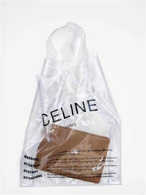 celine clear pvc bag|Celine x Nordstrom Plastic Bag .